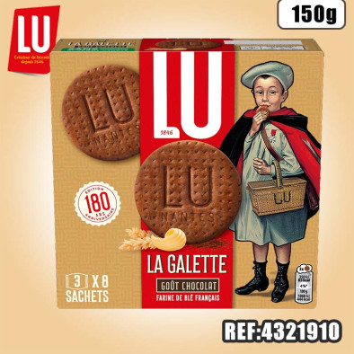 LU GALETTE CACAO 150G
