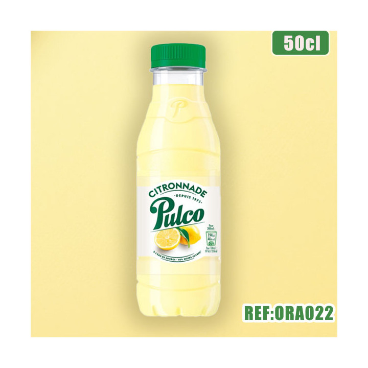 PULCO CITRON 50cl PET dont taxe sucre 0.0231€ht