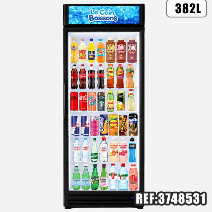 VITRINE FRIGO GRAND MODELE 382L