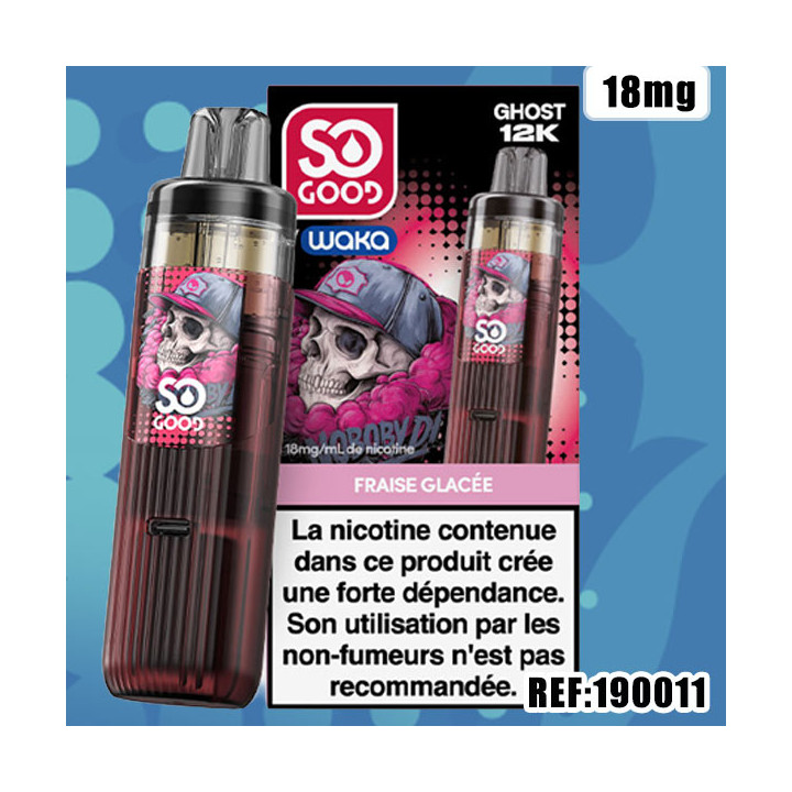 WAKA GHOST 12K FRAISE GLACEE 18MG