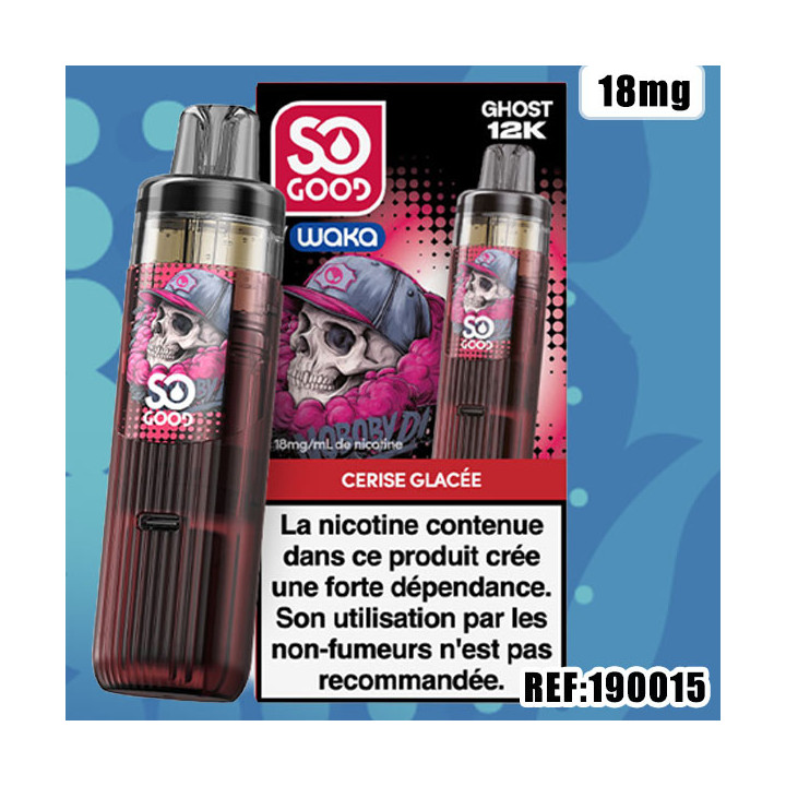 WAKA GHOST 12K CERISE GLACEE 18MG