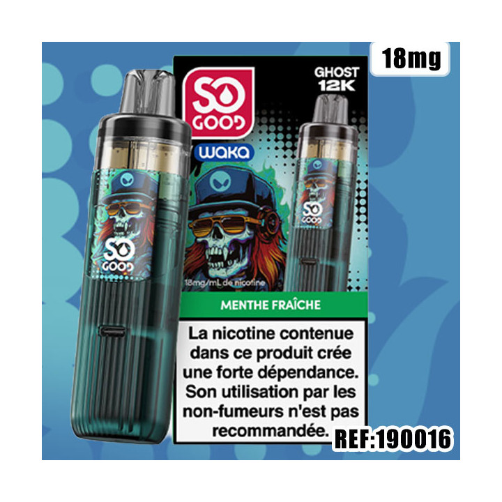 WAKA GHOST 12K MENTHE FRAICHE 18MG