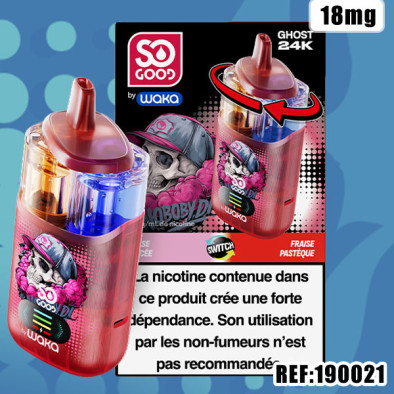 WAKA GHOST 24K FRAISE GLAC-FRAISE PAST 18MG