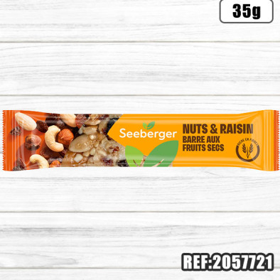 S-BARRE NUTS & RAISINS 35G