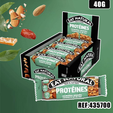EAT NATURAL PROTEINE CACAHUETES-CARAMEL 40G
