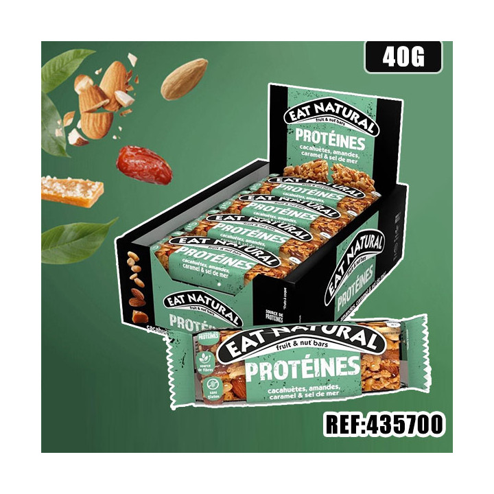 EAT NATURAL PROTEINE CACAHUETES-CARAMEL 40G