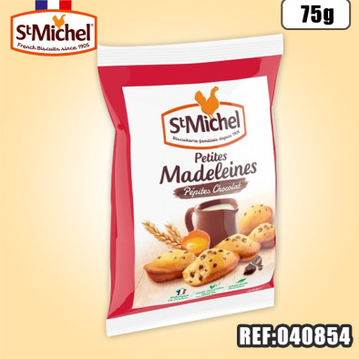 ST MICHEL MADELEINES PEPITES CHOCO x 5-75G