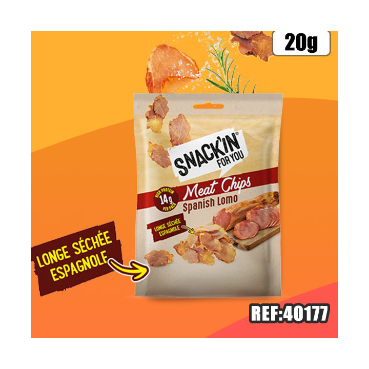 SNACKIN FOR YOU MEAT CHIPS LOMO 20G