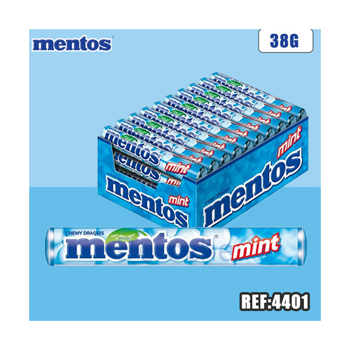 MENTOS ROULEAU MENTHE 38 G