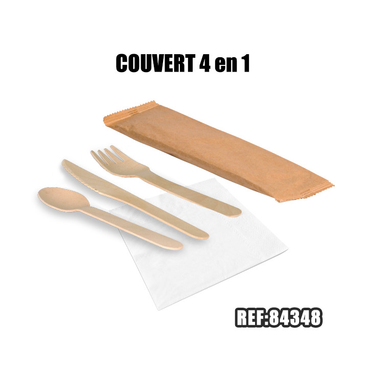 COUVERT 4 EN 1 BOULEAU