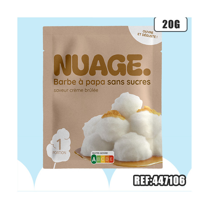 NUAGE - BARBE A PAPA CREME BRULEE 20G