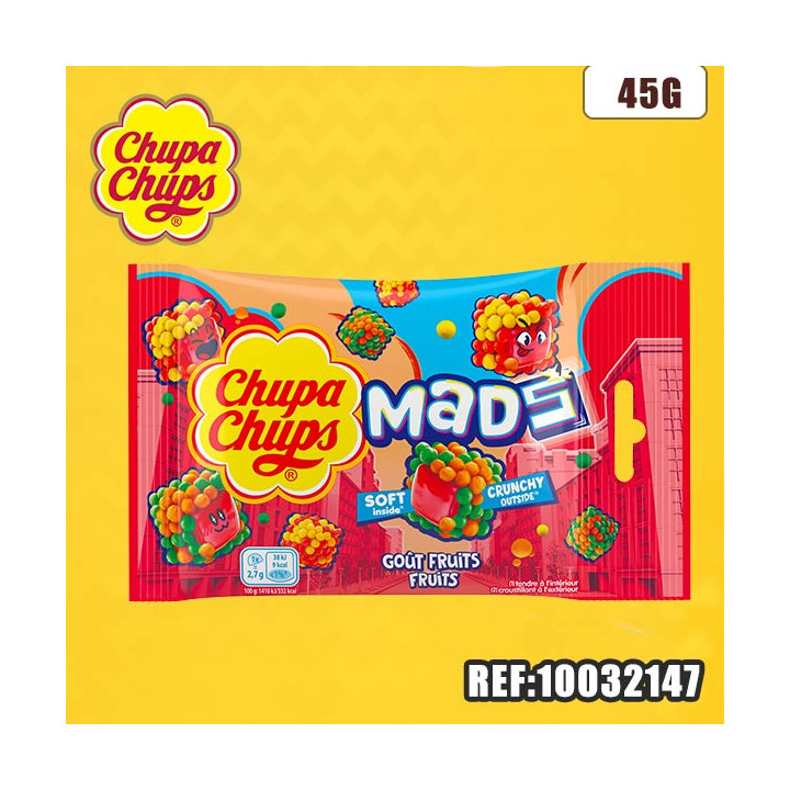 CHUPA CHUPS MADS FRUITS 45G