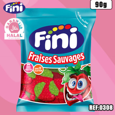 FINI FRAISES SAUVAGES HALAL 90G