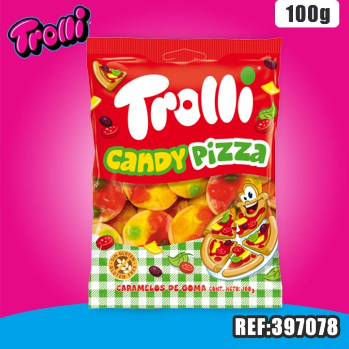 TROLLI CANDY PIZZA 100G