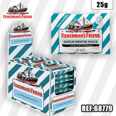 FISHERMAN's bleu MENTHE DOUCE sans sucre 25 G