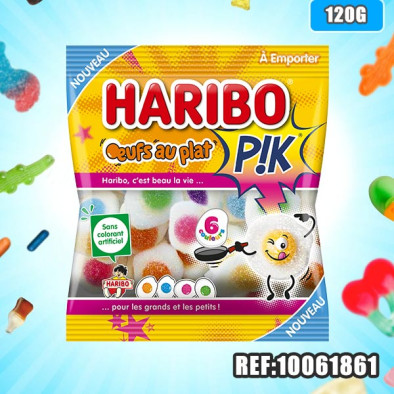 HARIBO sachet OEUF AU PLAT PIK 120 G