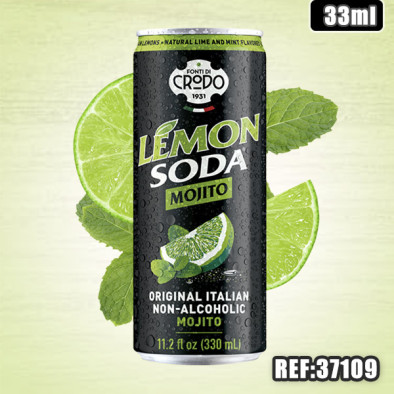 CRODO LEMONSODA MOJITO 33cl dont taxe sucre 0.1359€ht
