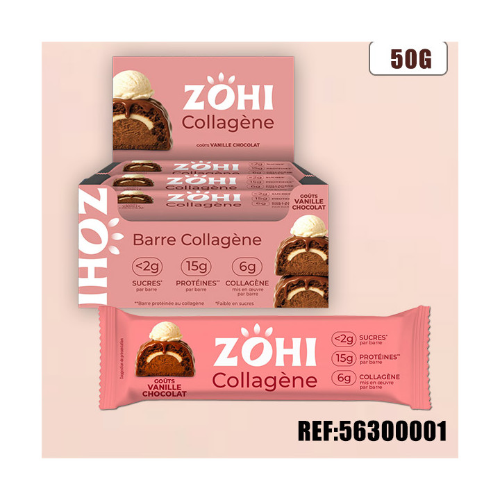 ZOHI BARRE COLLAGENE VANIL/CHOCO 50G