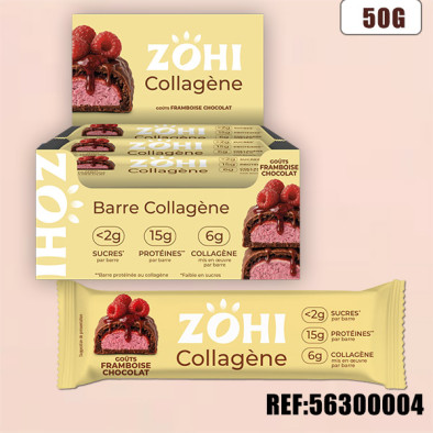 ZOHI BARRE COLLAGENE FRAMB/CHOCO 50G