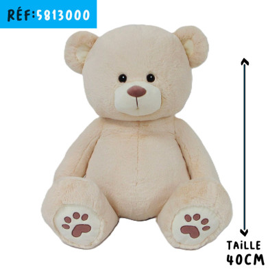 OURS BEIGE 40CM