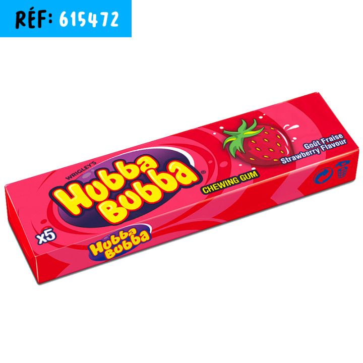 HUBBA BUBBA MAXI CUBES FRAISE 35G
