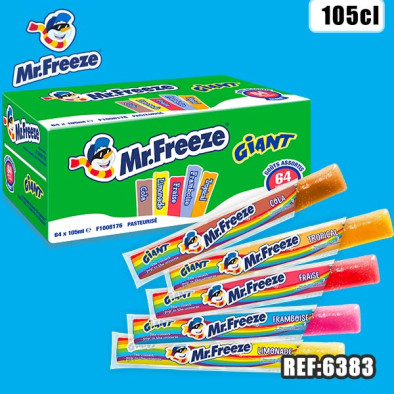 MR FREEZE GIANT 105ml x64tubes dont taxe sucre 1.84€ht