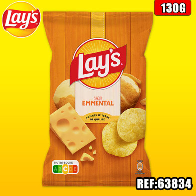 LAYS CHIPS EMMENTAL 130G