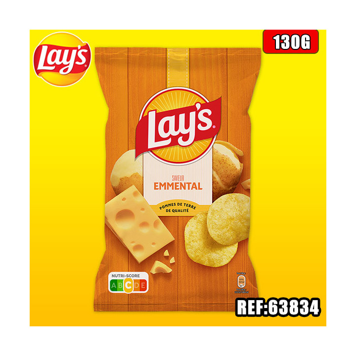 LAYS CHIPS EMMENTAL 130G