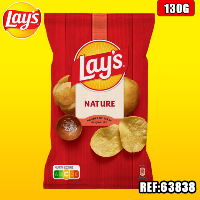 LAYS CHIPS NATURE 130G