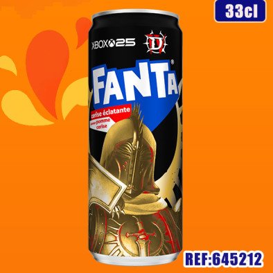 FANTA POMME CERISE 33cl dont taxe sucre 0.035€ht