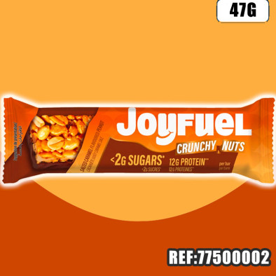 JOYFUEL NUTS CACAHUETE CARAMEL SALE BARRE 47 G