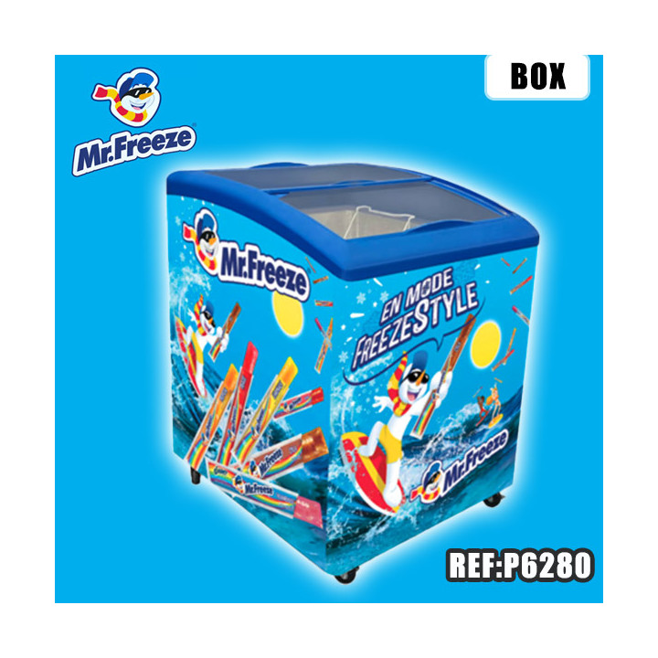 MR FREEZE CONGELATEUR SUR ROULETTES 121L + PLV dont DEEE 23€ht
