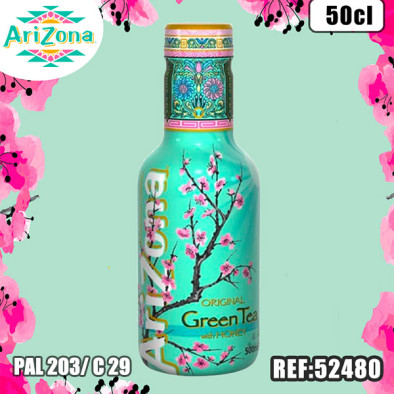 ARIZONA GREEN TEA PET 50 CL dont taxe sucre 0.034€ht