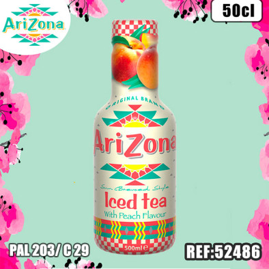 ARIZONA PECHE PET 50 CL dont taxe sucre 0.034€ht