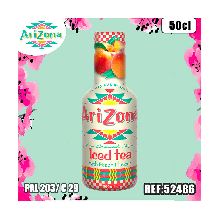 ARIZONA PECHE PET 50 CL dont taxe sucre 0.034€ht