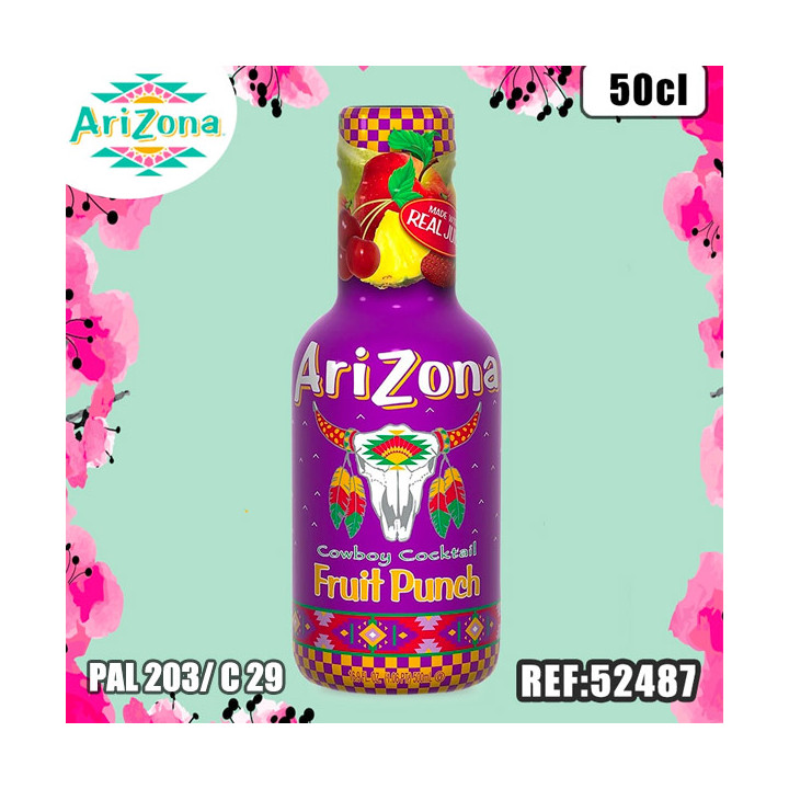 ARIZONA FRUIT PUNCH PET 50 CL dont taxe sucre 0.025€ht