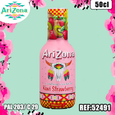 ARIZONA KIWI-FRAISE  PET 50CL dont taxe sucre 0.025€ht