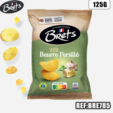 BRET'S CHIPS BEURRE PERSILLE 125 G