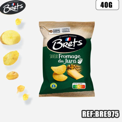 BRET'S CHIPS FROMAGE DU JURA 40G