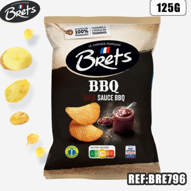 BRET'S CHIPS BBQ SAUCE BARBECUE 125 G