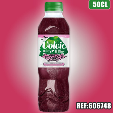 VOLVIC JUICY CERISE PET 50CL dont taxe sucre 0.02€ht