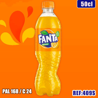 FANTA ORANGE 50CL PET dont taxe sucre 0.1096€ht