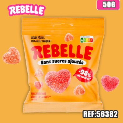 REBELLE COEURS PECHE 50G