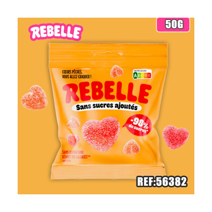 REBELLE COEURS PECHE 50G