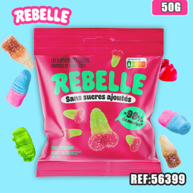 REBELLE CERISES ACIDULEES 50G