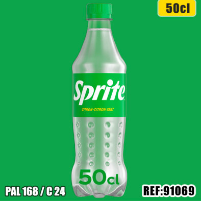 SPRITE 50cl PET dont taxe sucre 0.1096€ht