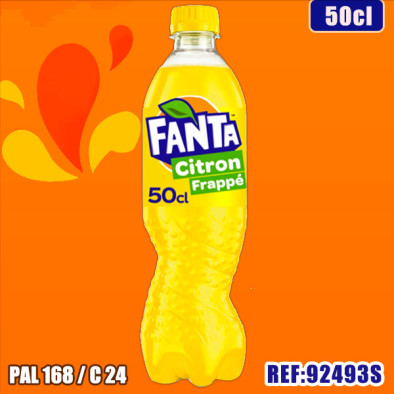 FANTA CITRON 50cl PET dont taxe sucre 0.1096€ht