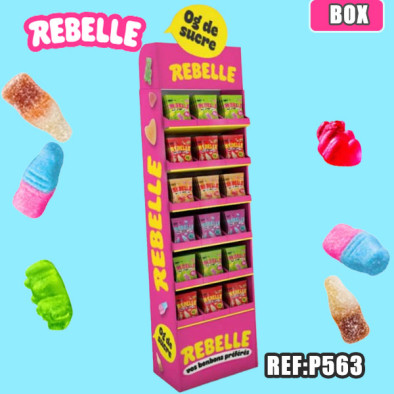 REBELLE PRESENTOIR 440x300x1780