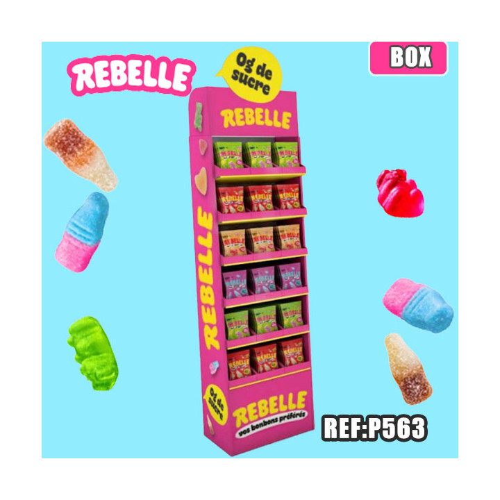 REBELLE PRESENTOIR 440x300x1780