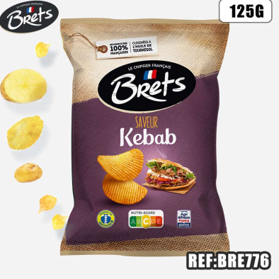 BRET'S CHIPS KEBAB 125G